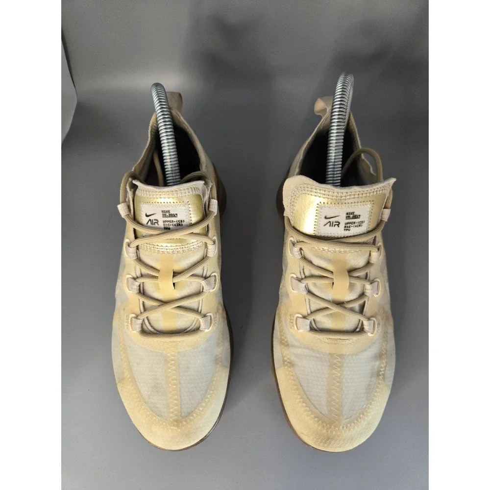 Nike Air VaporMax 2019 Gold Club Gold Women Size 6 Running Shoes AR6632-101